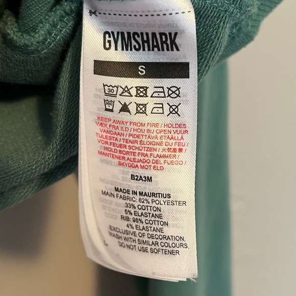 Green Gymshark Women's Cropped Hoodie - Picture 6 of 11